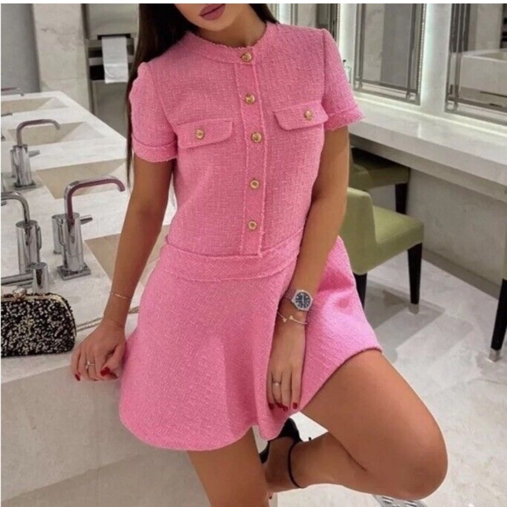 ZARA SHORT STRUCTURED DRESS ZW COLLECTION